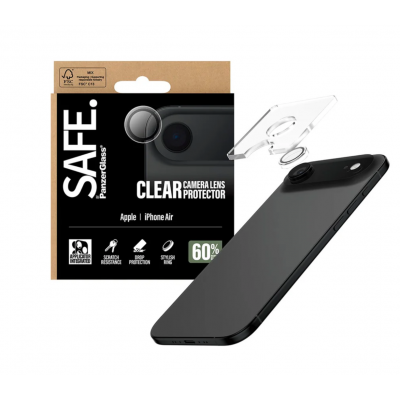 PANZERGLASS Γυαλί προστασίας SAFE. CAMERA LENS protector για AApple iPhone 17 Air 6.6 5G 2025 - ΔΙΑΦΑΝΟ - PG-SA83271
